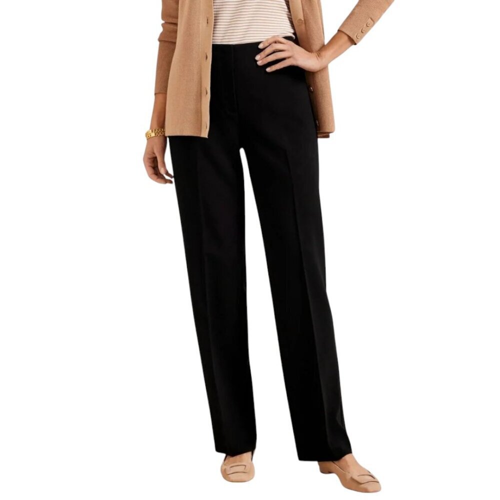 NEW Talbots Straight Leg Trousers | Black